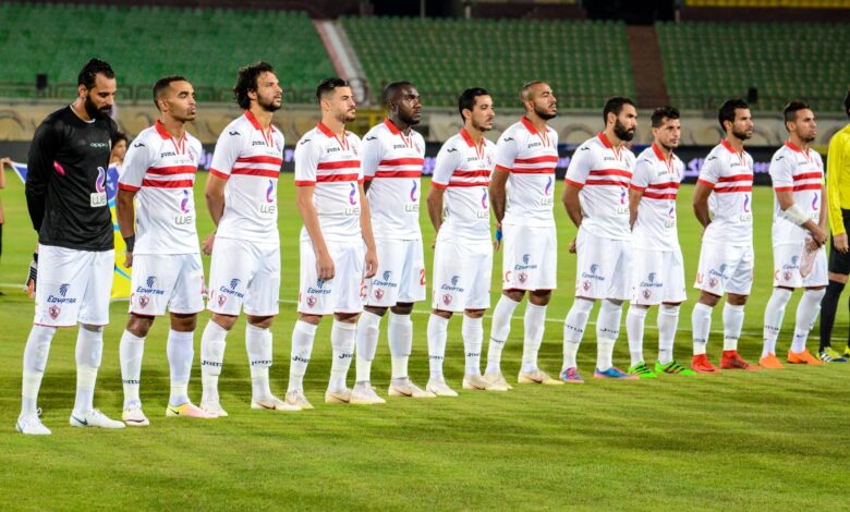فريق الكرة الأول بنادي الزمالك