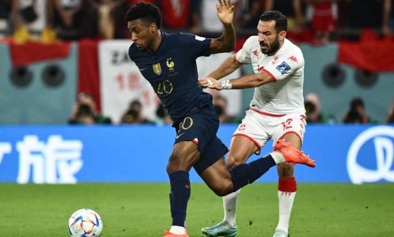 مباراة تونس وفرنسا - كأس العالم 2022
