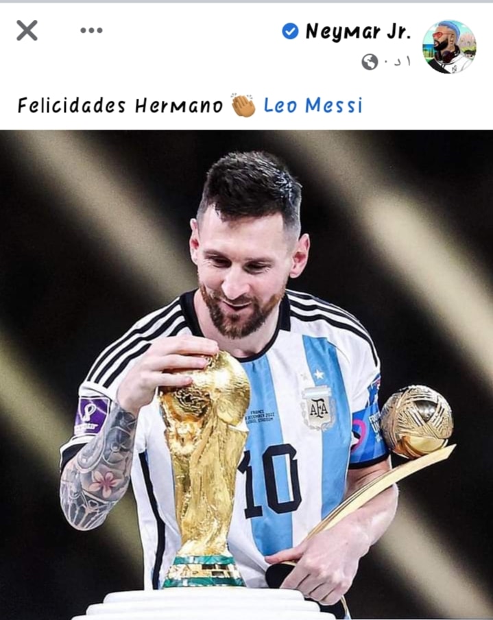 ليونيل ميسي - نيمار دا سيلفا - كأس العالم