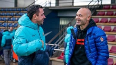 تشافي وإنييستا - برشلونة