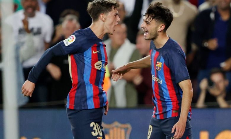 بابلو جافي - بيدري جونزاليس - مباراة برشلونة وريال مدريد