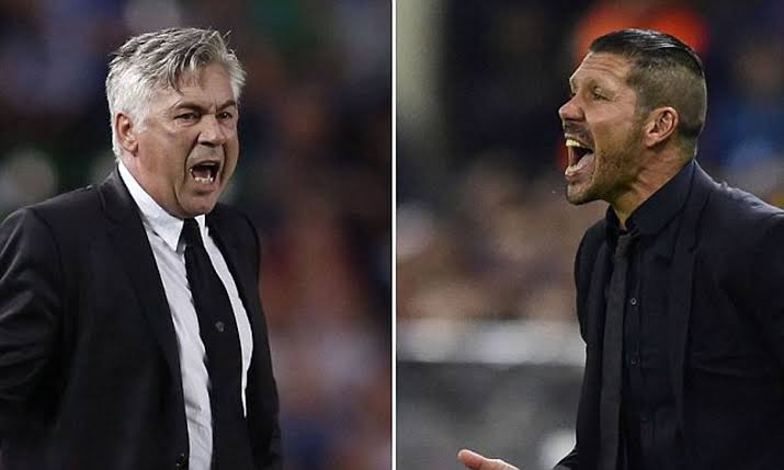 كارلو أنشيلوتي - دييجو سيميوني - ريال مدريد - أتلتيكو مدريد