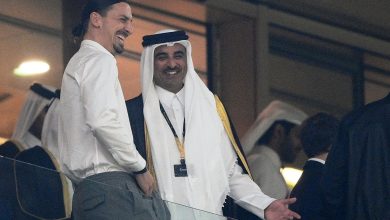 إبراهيموفيتش وأمير قطر