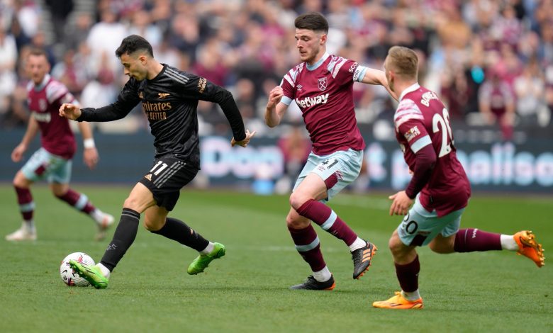 مباراة أرسنال ووست هام يونايتد - الدوري الإنجليزي الممتاز