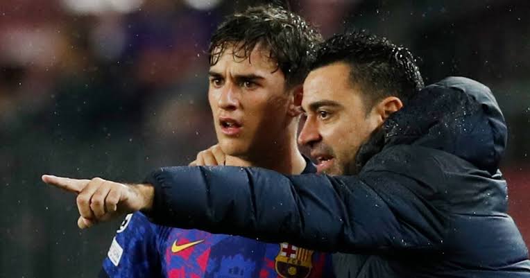 تشافي هيرنانديز - بابلو جافي - برشلونة