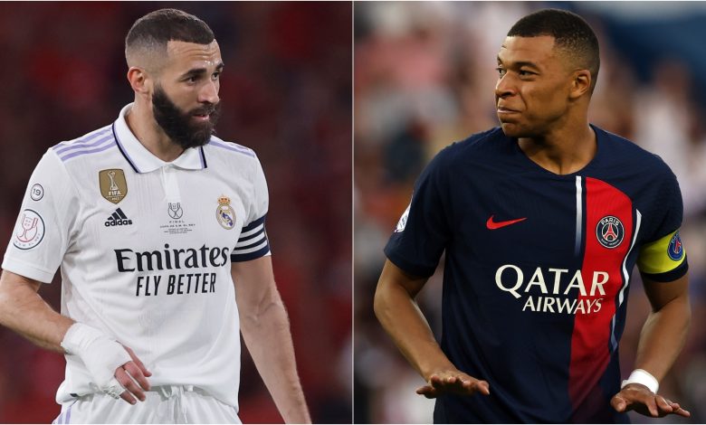 كيليان مبابي - كريم بنزيما - باريس سان جيرمان - ريال مدريد