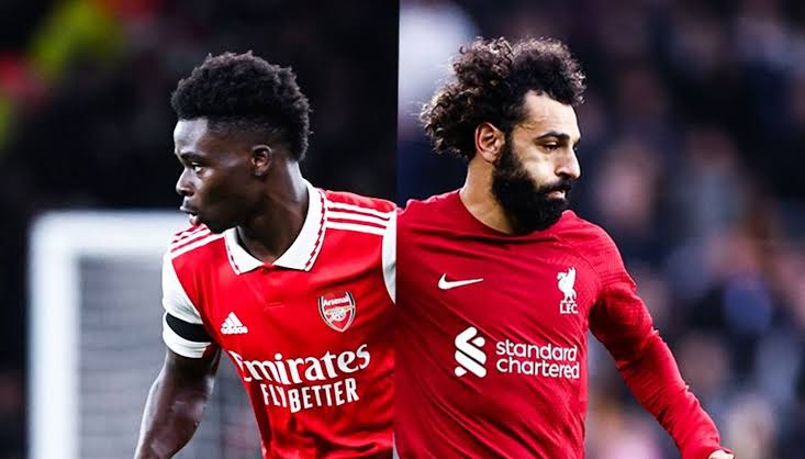 محمد صلاح - بوكايو ساكا - ليفربول - أرسنال