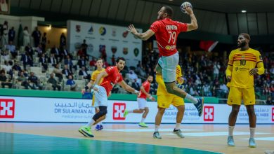 يد الأهلي رجال ضد برشلونة - كأس العالم للأندية