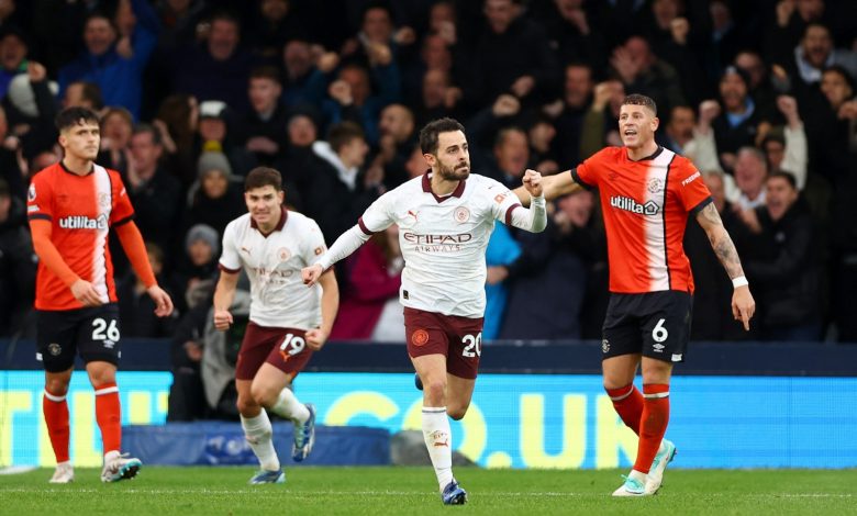 مانشستر سيتي ضد لوتون تاون- الدوري الإنجليزي