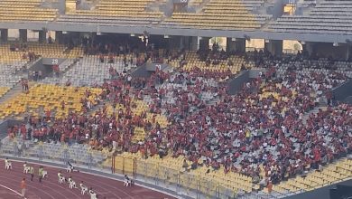 جماهير الأهلي - ملعب برج العرب